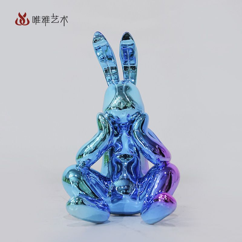 Mr. Rabbit - Thinking Rabbit - Electroplating (3)